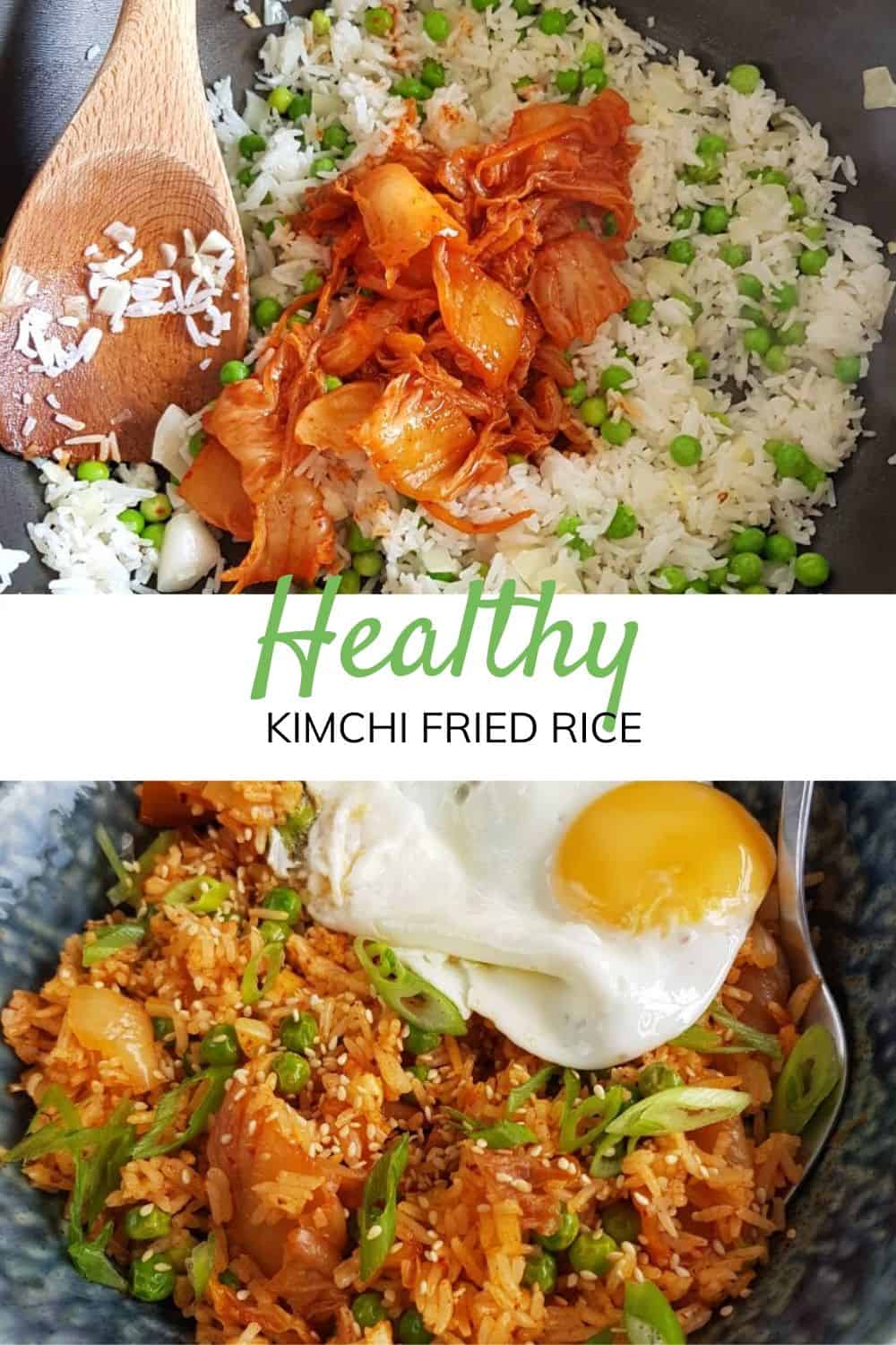 Vegetarian Kimchi Fried Rice - Hint of Healthy