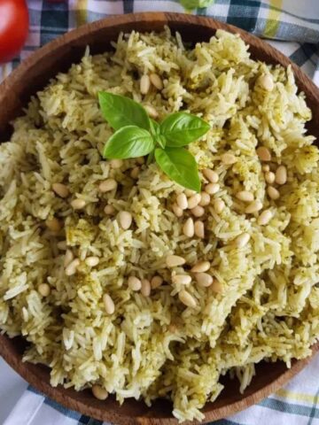 Pesto Rice.