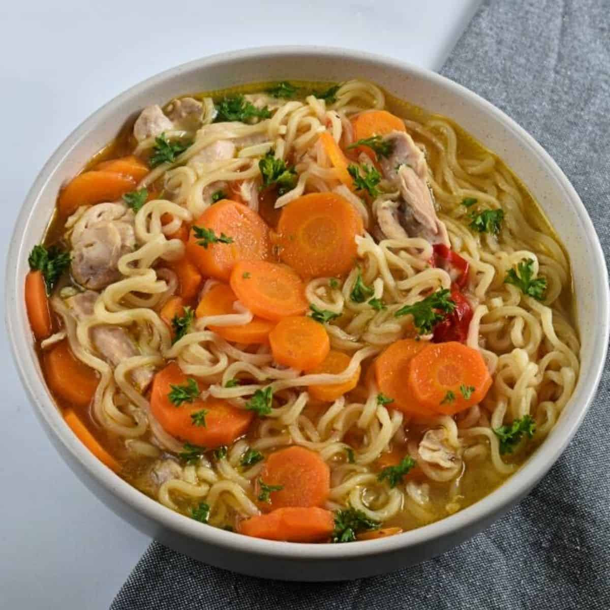 Best Chicken Noodle Soup Recipe (VIDEO) - A Spicy Perspective