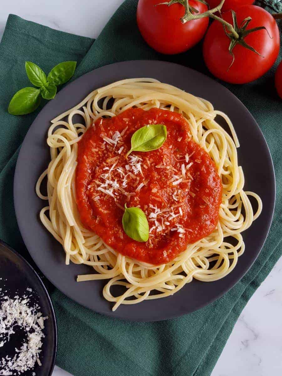 Vegan spaghetti sauce.