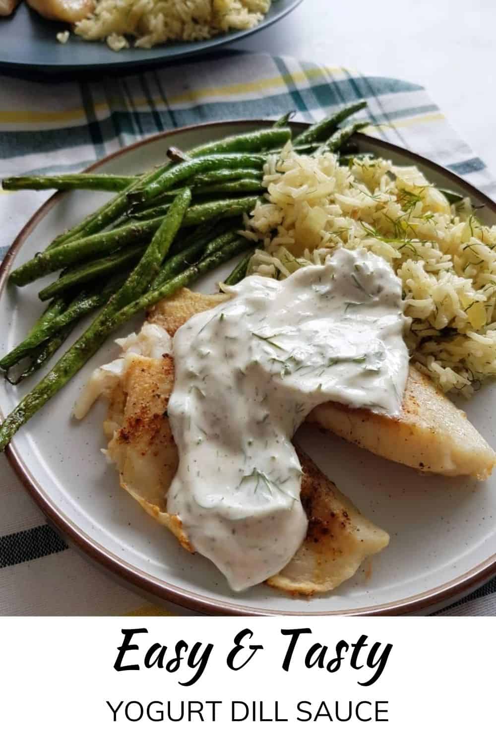 Yogurt Dill Sauce {Easy & Healthy Recipe!} Hint of Healthy