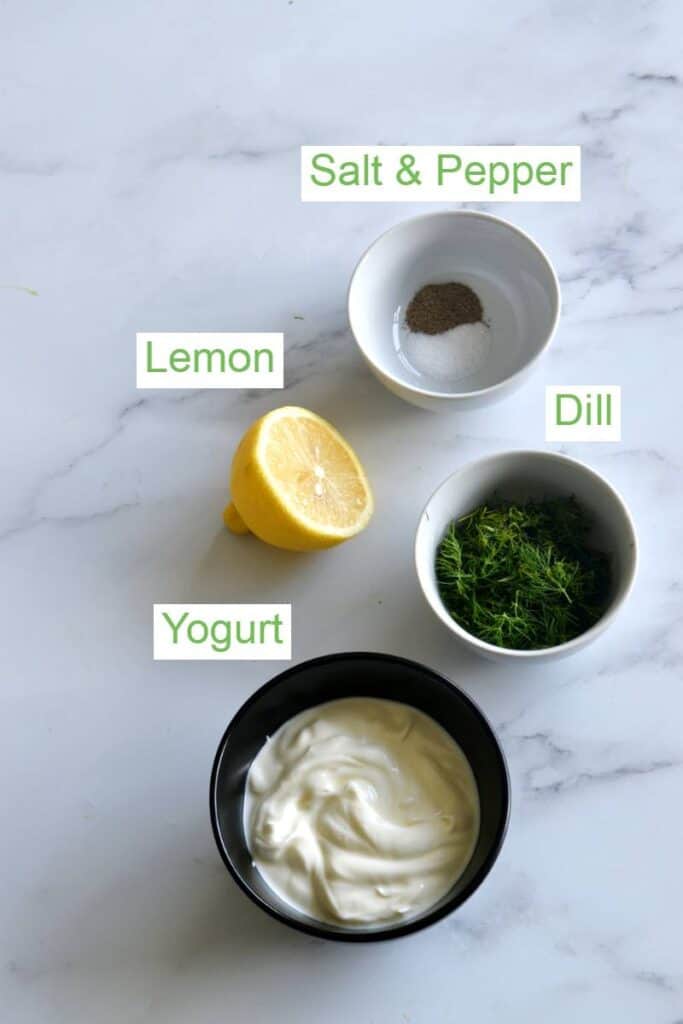 Yogurt Dill Sauce {Easy & Healthy Recipe!} Hint of Healthy