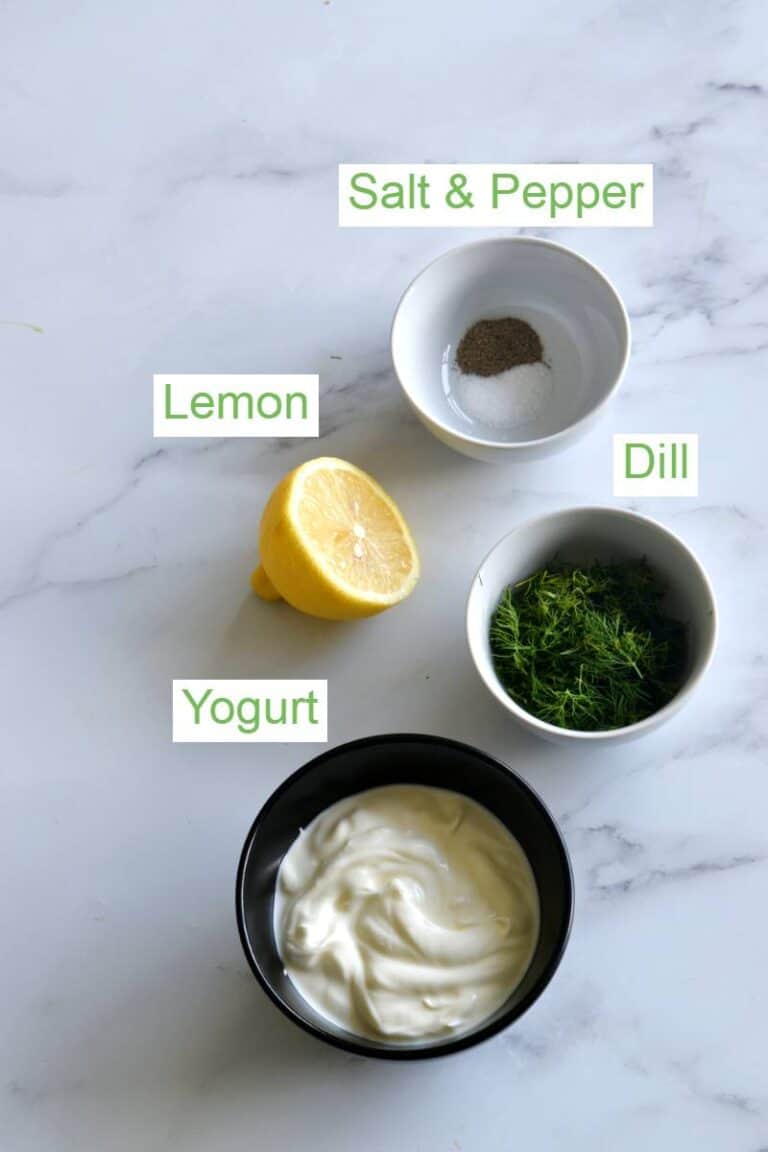 Yogurt Dill Sauce {Easy & Healthy Recipe!} Hint of Healthy