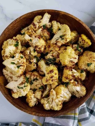 Air Fryer Cauliflower.