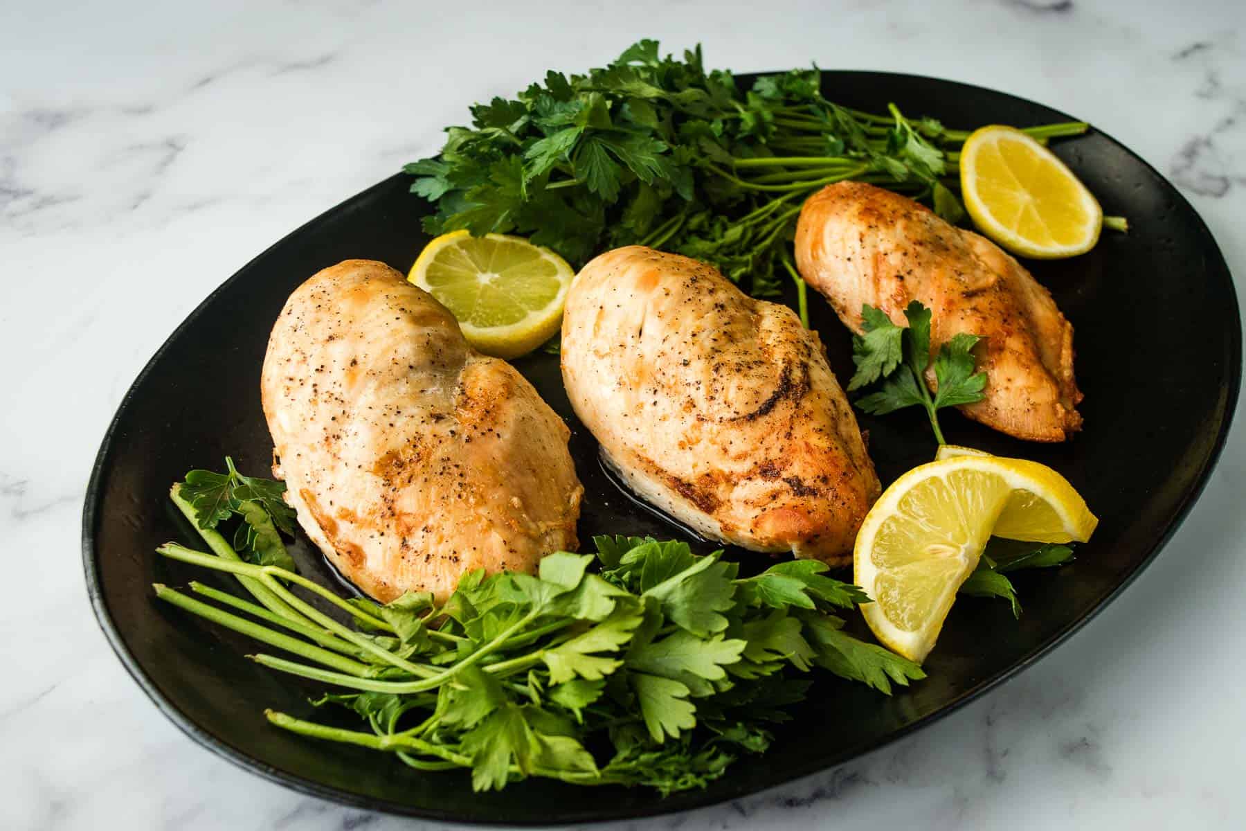 Juicy and tender chicken fillets.