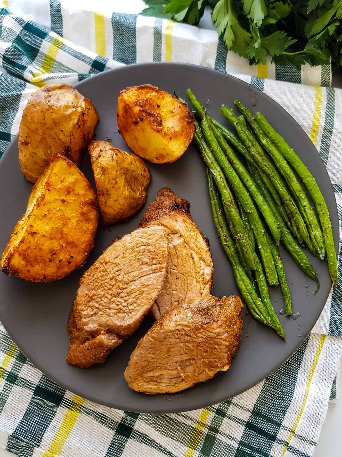 Air Fryer Pork Tenderloin