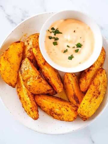 Air Fryer Potato Wedges.