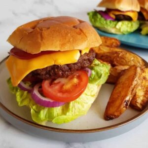 Air Fryer Hamburger