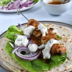 Chicken Tikka Wraps.