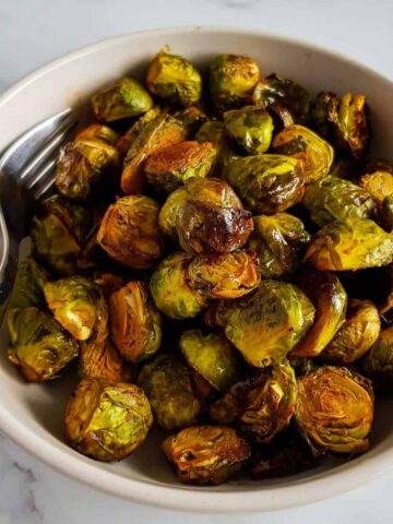 Honey Sriracha Brussels Sprouts.