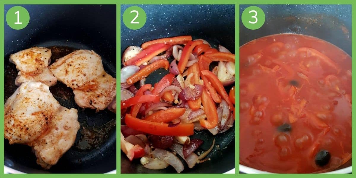 How to make Spanish chicken stew.