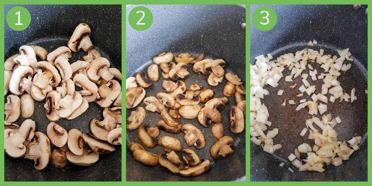 How to make healthy mushroom soup.