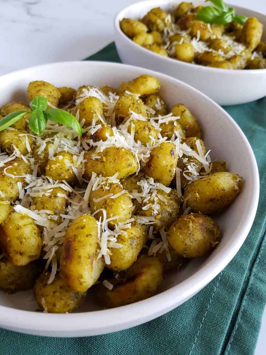 Pesto gnocchi.