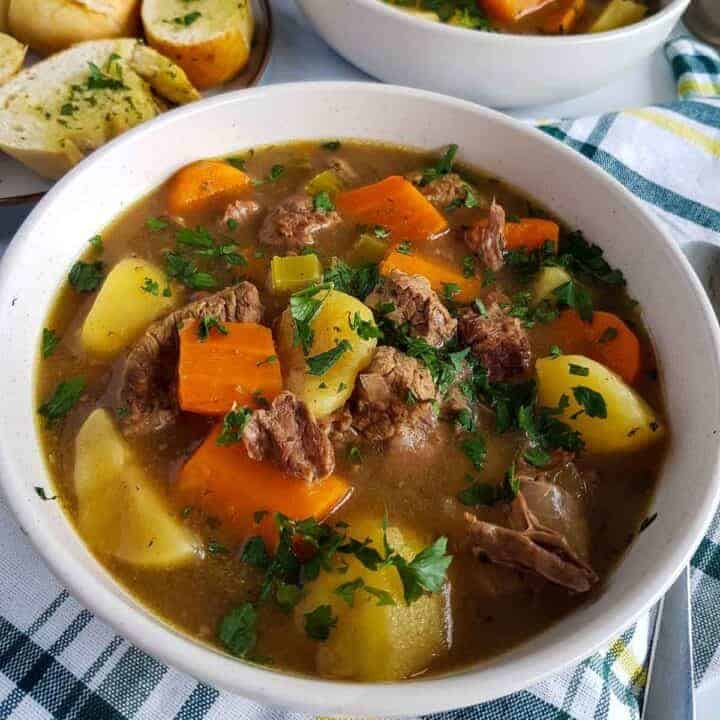 Slow Cooker Beef Stew - Hint of Healthy