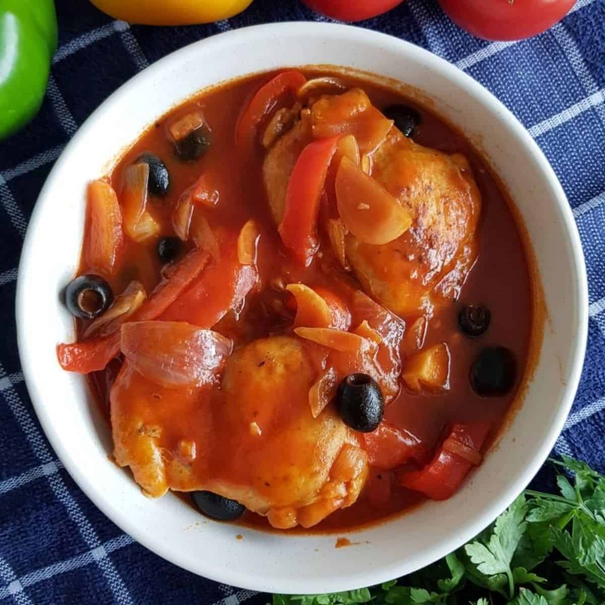 Spanish Chicken Stew Hint of Healthy