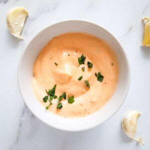 Sriracha Aioli.