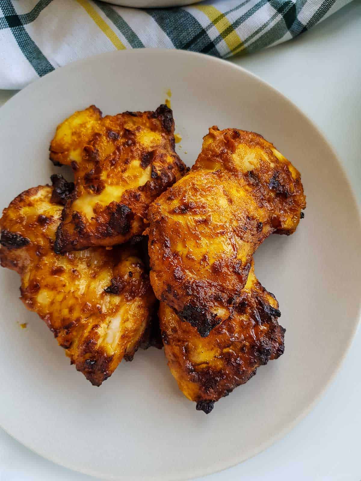 Air Fryer Chicken Thighs Hint of Healthy