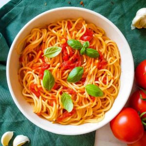 Arrabbiata Spaghetti.