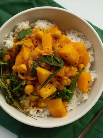 Butternut Squash Curry.