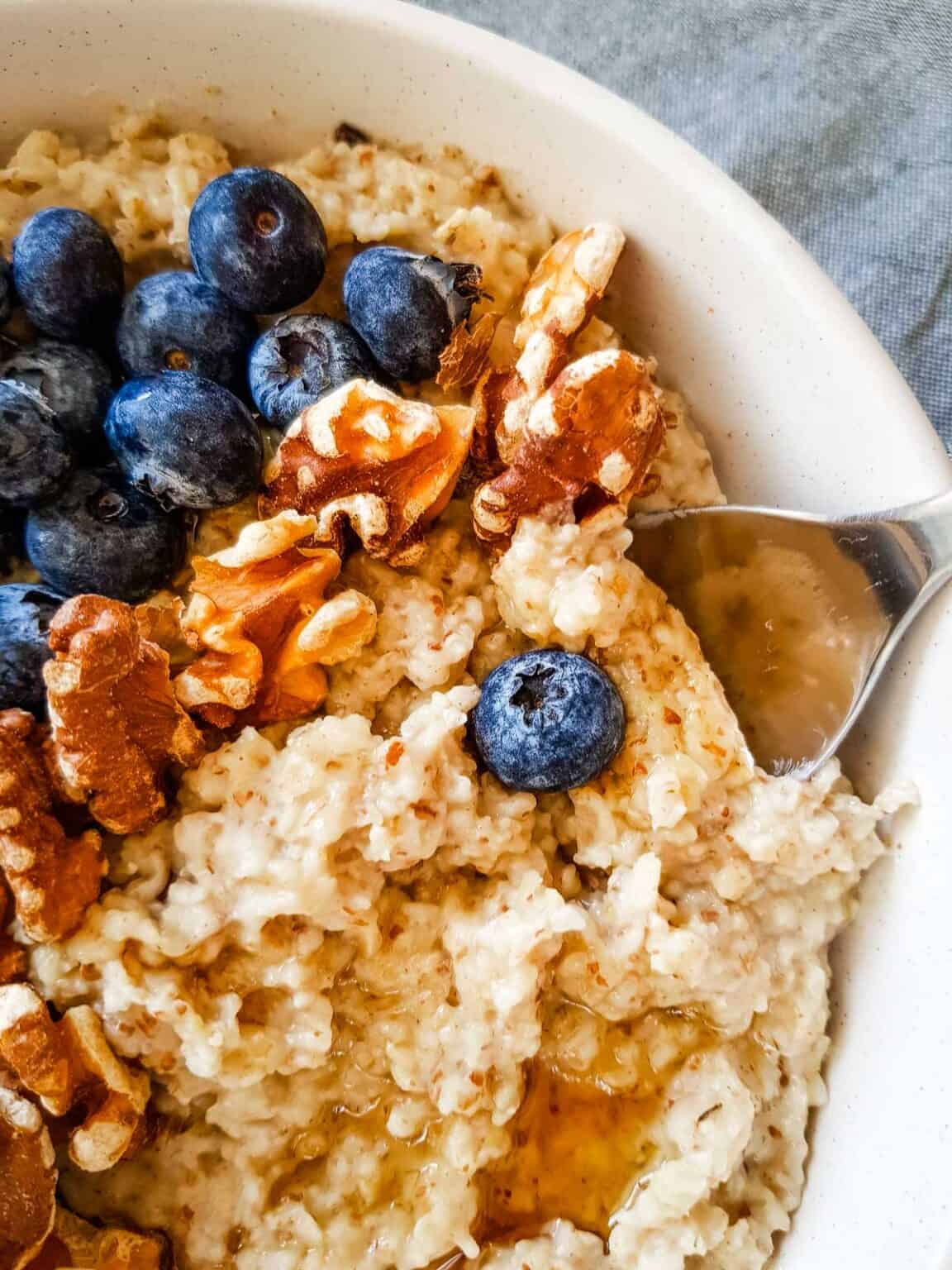 Easy Flaxseed Oatmeal Hint of Healthy