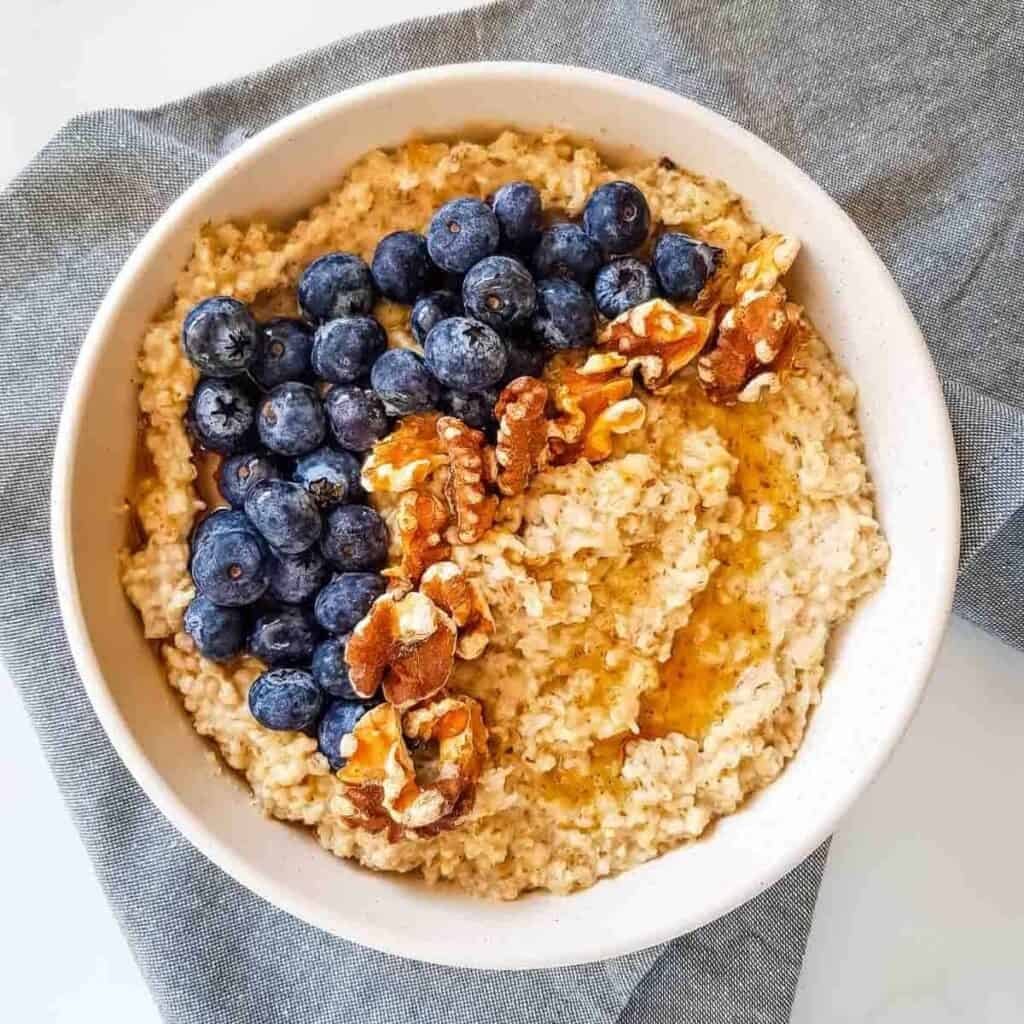 Easy Flaxseed Oatmeal Hint of Healthy