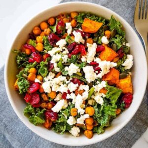 Kale and Sweet Potato Salad.