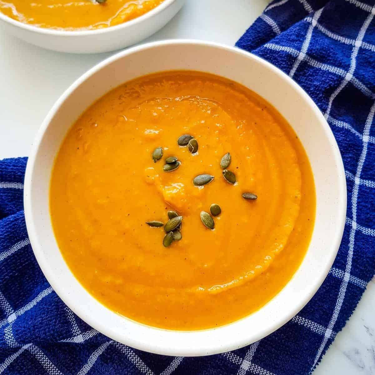Easy Pumpkin and Sweet Potato Soup Hint of Healthy