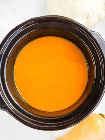 Slow Cooker Pumpkin Soup.