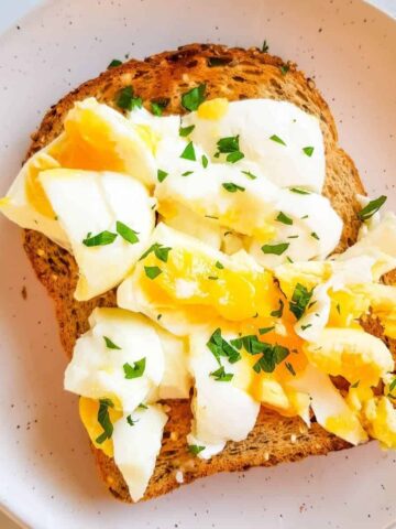 Smashed Egg on Toast.