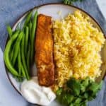 Tandoori Salmon.