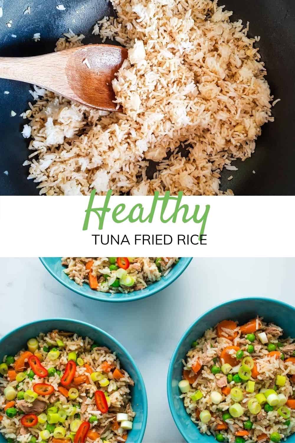Quick & Easy Tuna Fried Rice Hint of Healthy