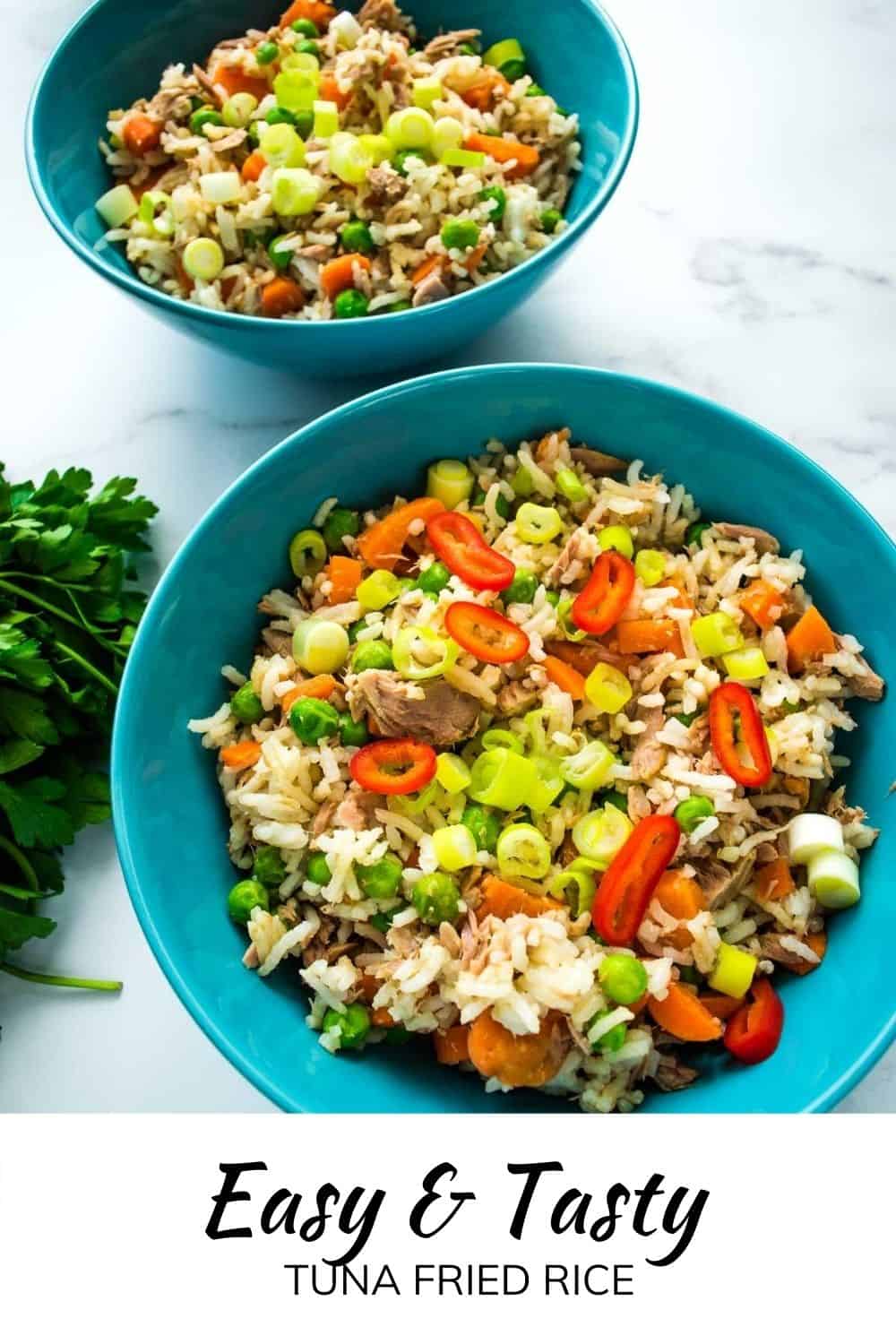 Quick & Easy Tuna Fried Rice - Hint of Healthy