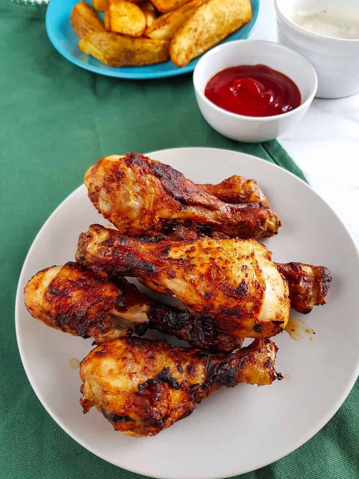 Air Fryer Drumsticks Crispy, Juicy & Delicious! Hint of Healthy
