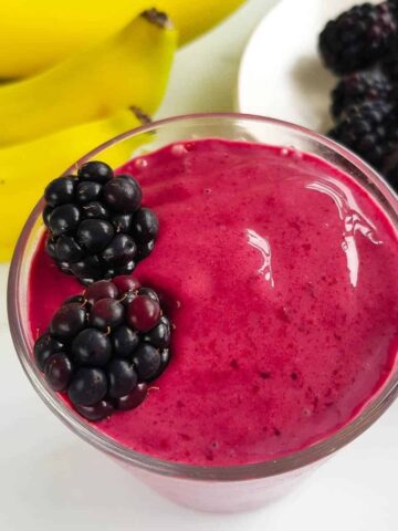 Blackberry Smoothie.