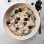 Blueberry Overnight Oats.