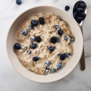 Blueberry Overnight Oats.