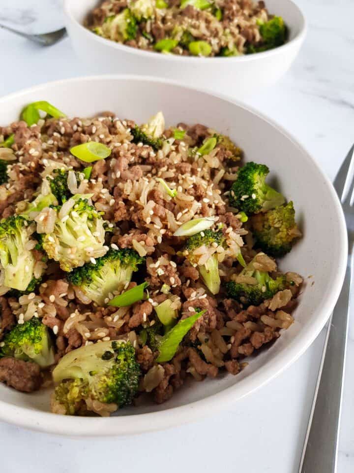 Ground Beef and Broccoli Hint of Healthy