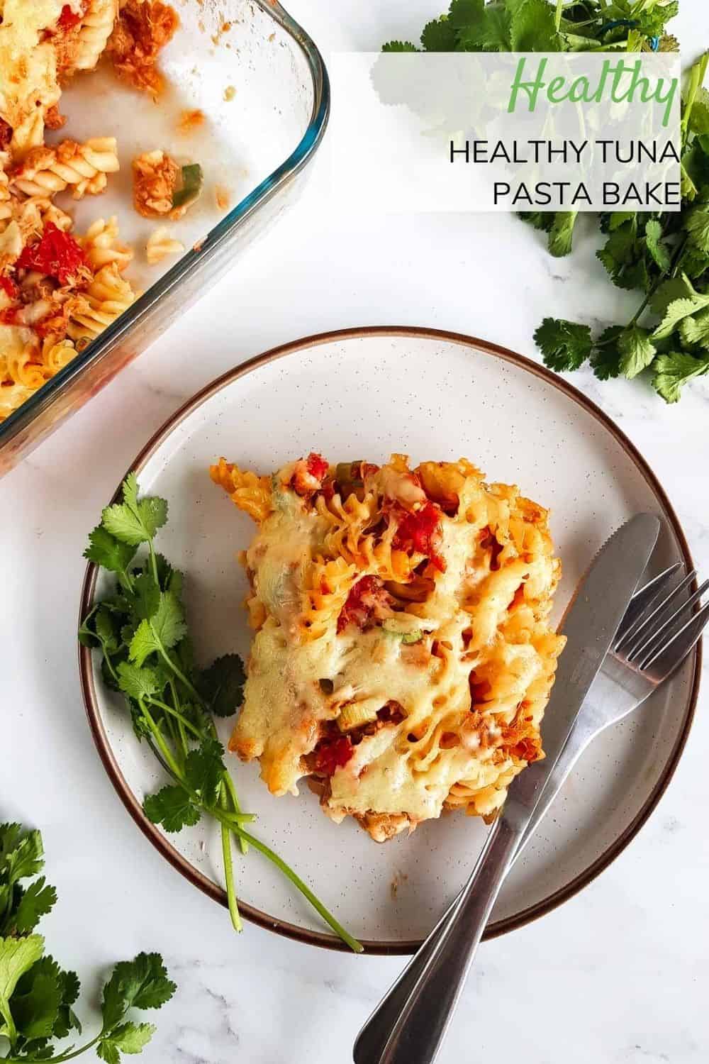 Tuna Pasta Bake Recipe Healthy Healthy Tuna Pasta Bake - So Easy! - Hint of Healthy