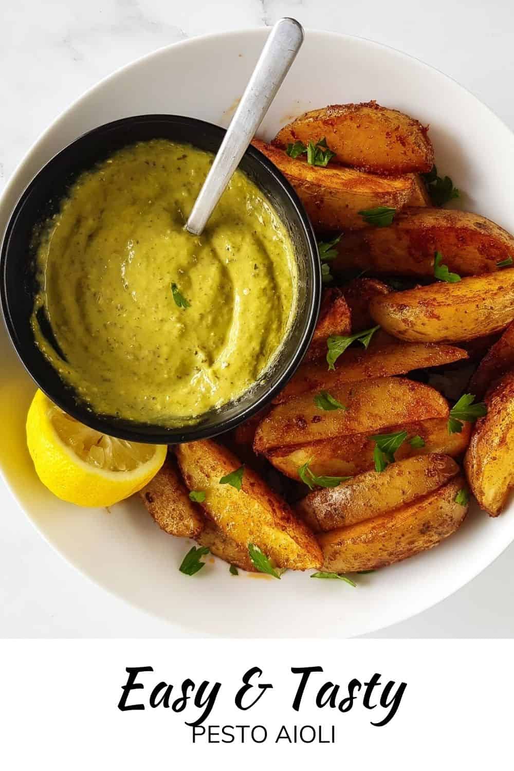 Easy Pesto Aioli So Delicious! Hint of Healthy