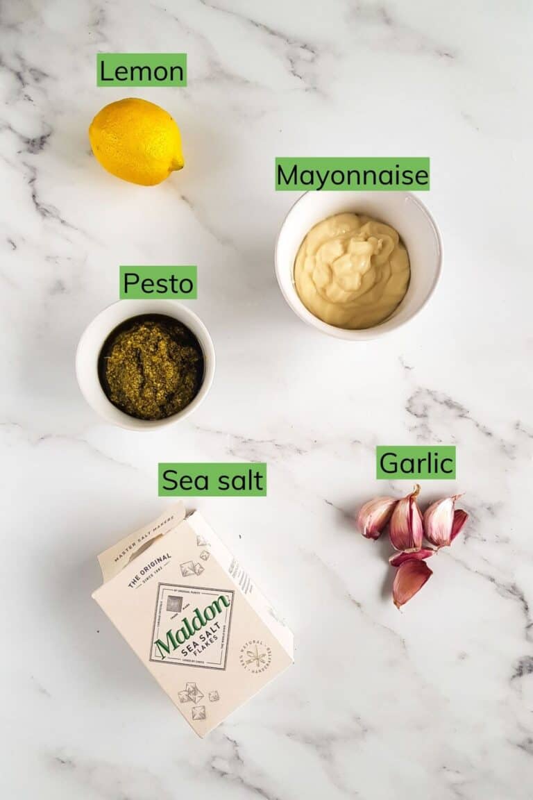 Easy Pesto Aioli So Delicious! Hint of Healthy