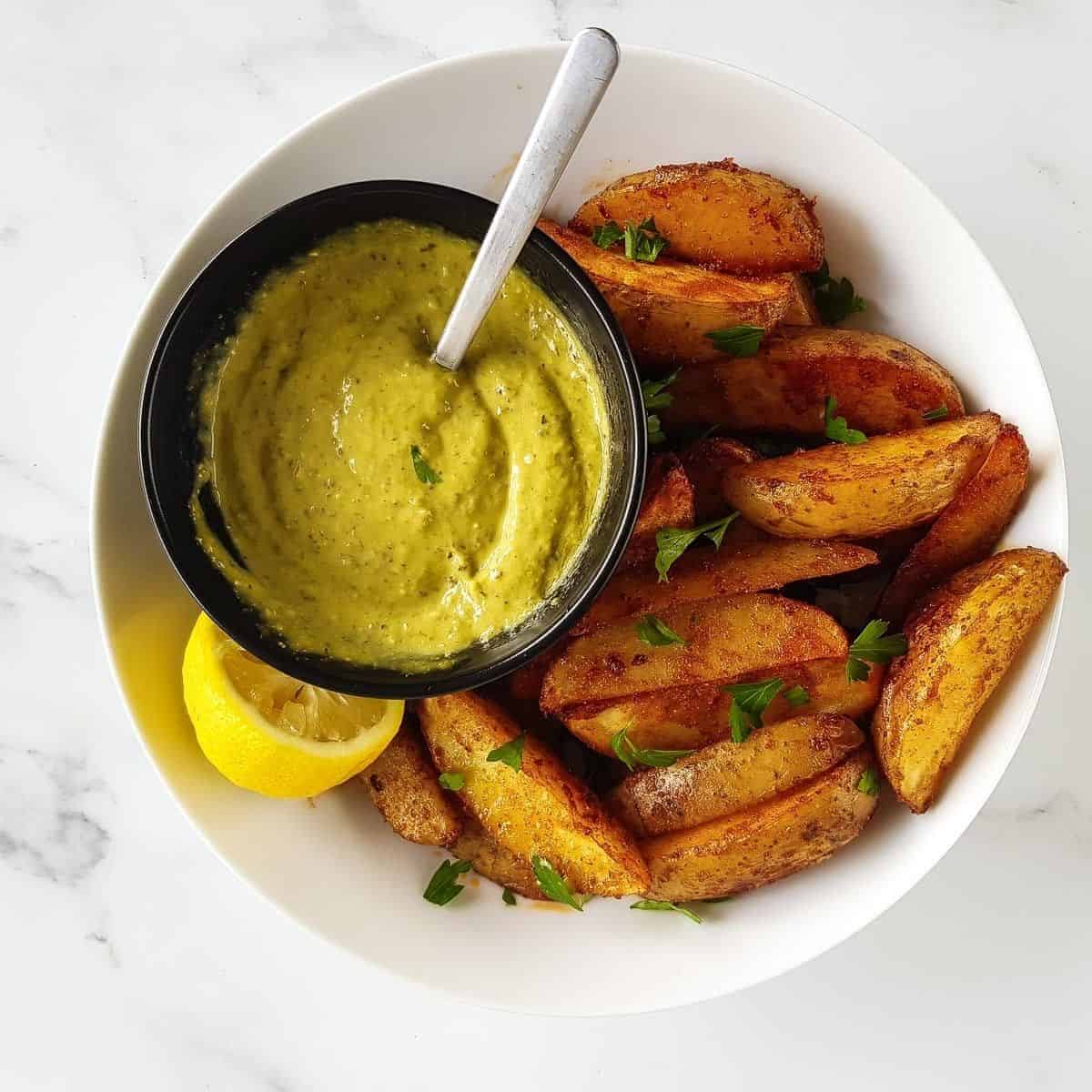 Easy Pesto Aioli So Delicious! Hint of Healthy