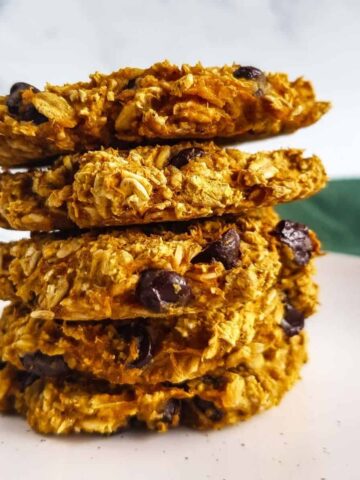 Pumpkin Oatmeal Cookies.