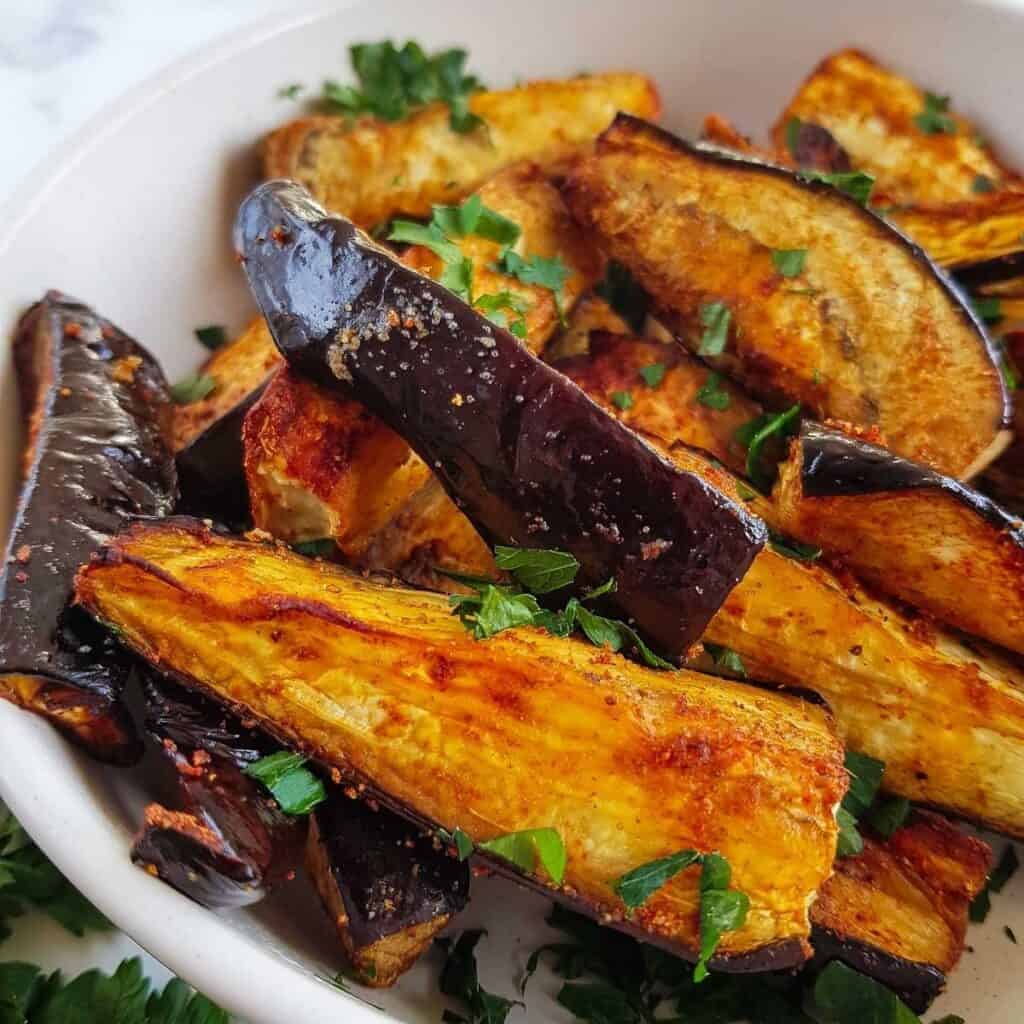 The Best Air Fryer Eggplant Quick & Easy Hint of Healthy