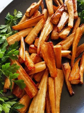 Honey Roast Parsnips.