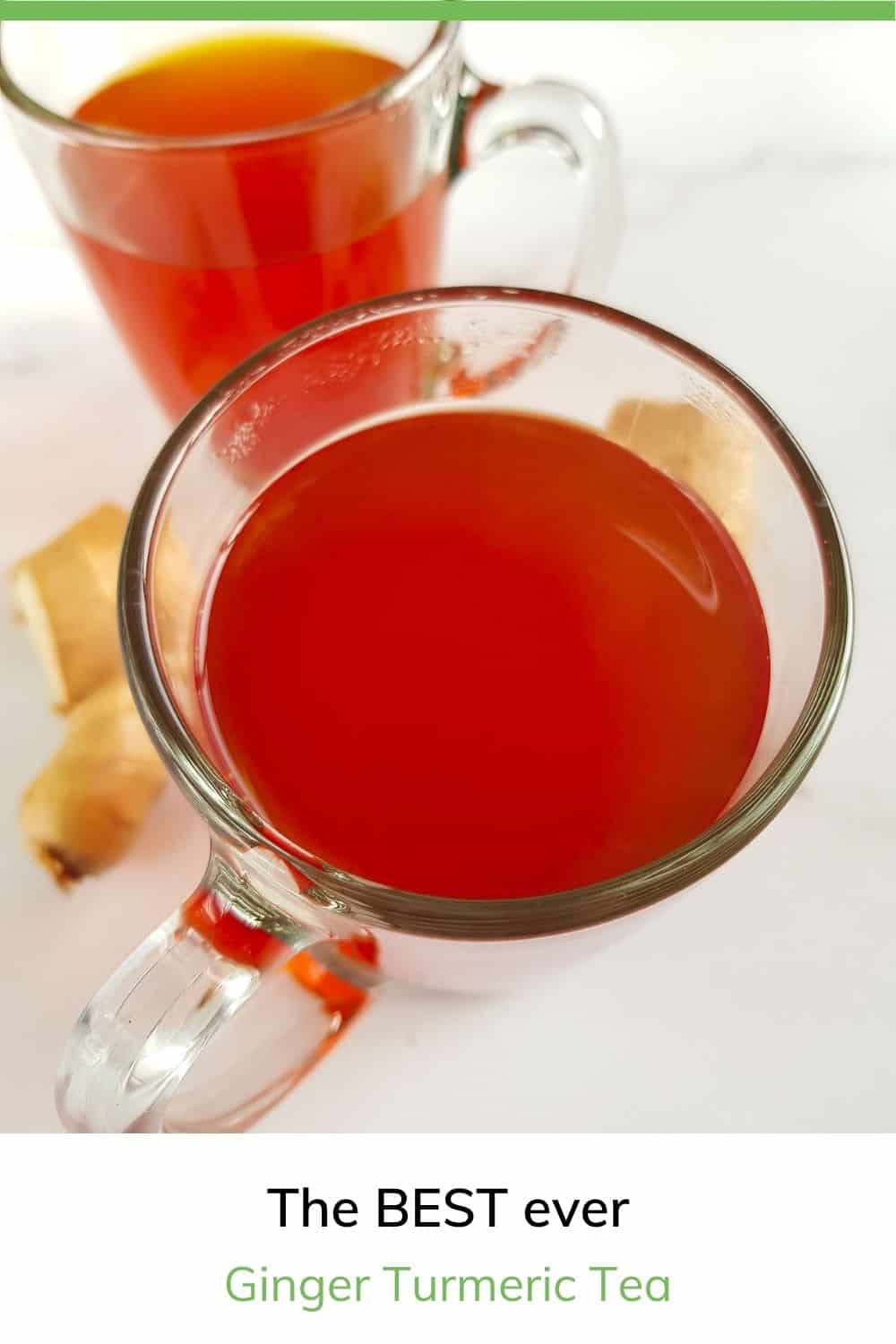 Healthy Ginger Turmeric Tea Hint of Healthy