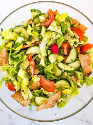 Lebanese Salad Fattoush.