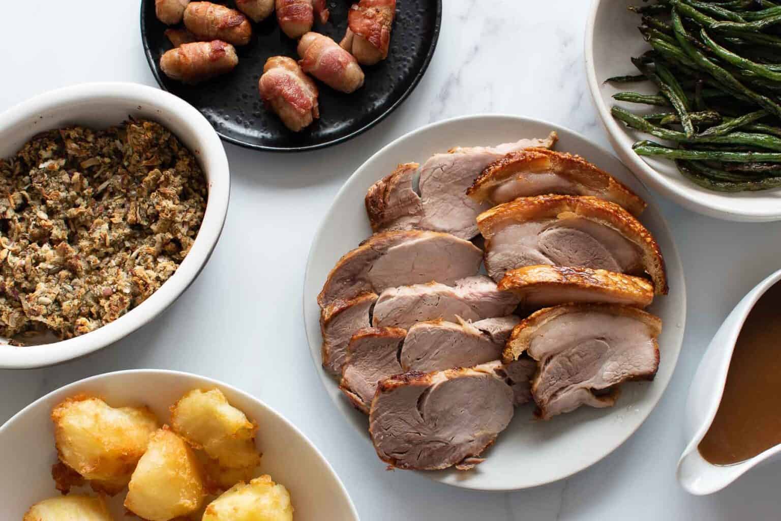 Air Fryer Pork Roast with Crispy Crackling - Hint of Healthy