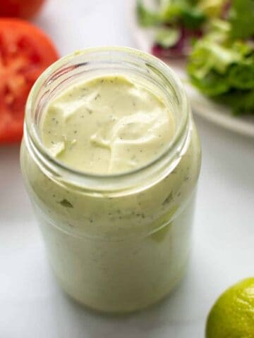 Avocado Lime Ranch Dressing.