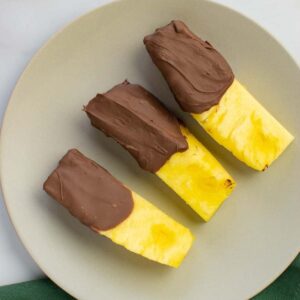 Chocolate Covered Pineapple.