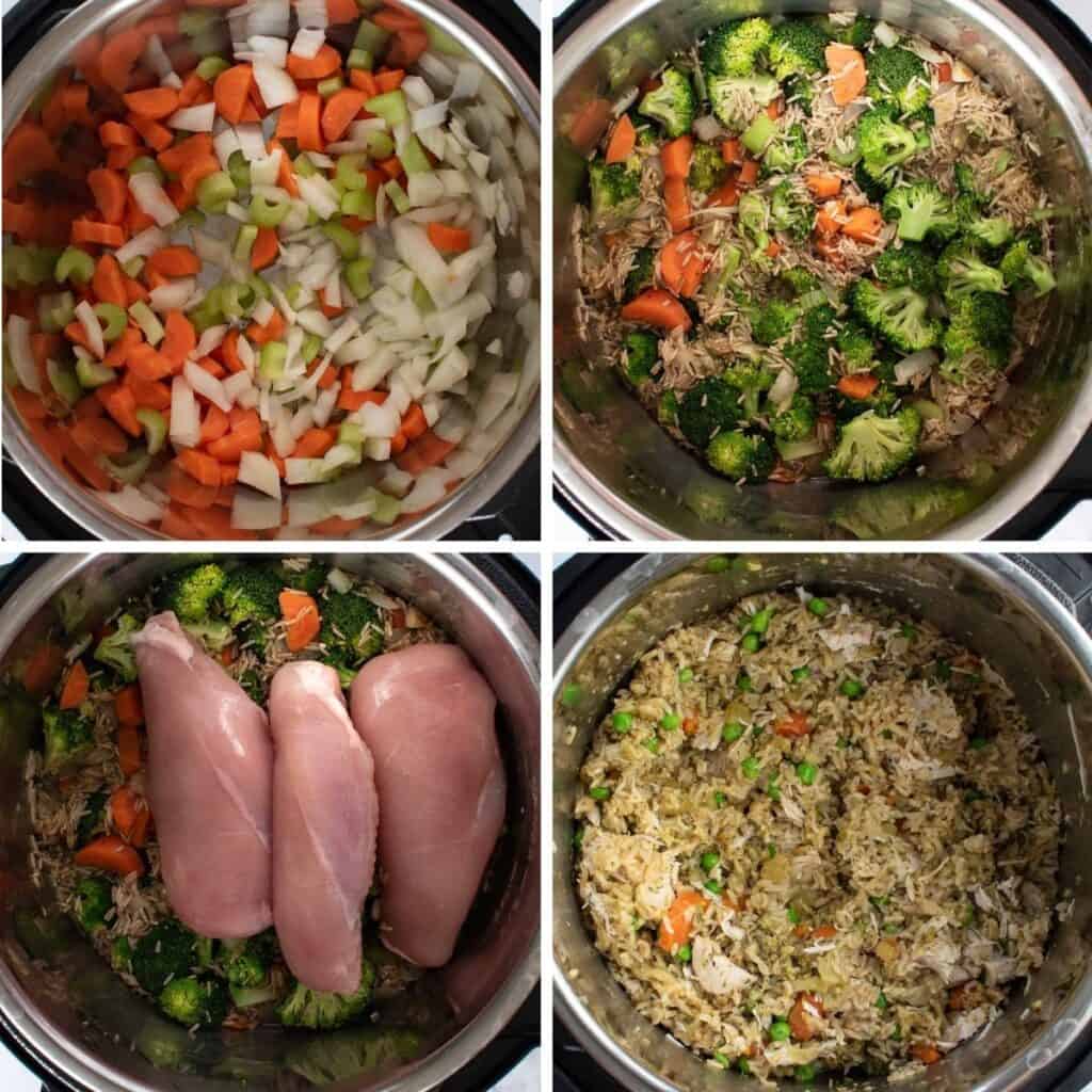 Healthy Instant Pot Chicken and Rice - Hint of Healthy